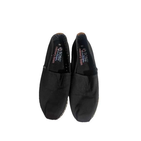 Sketchers bobs women's size 8 wide breeze black with memory foam - Picture 1 of 5